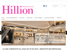 Tablet Screenshot of hillionresidence.com